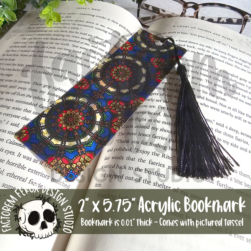Stained Glass Acrylic Bookmark