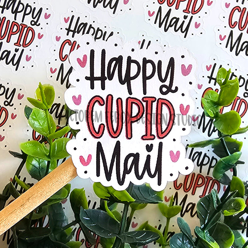 Happy Cupid Mail Sheet of Stickers ©