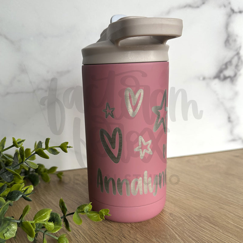 12oz Personalized Engraved Stainless Steel Tumbler ©