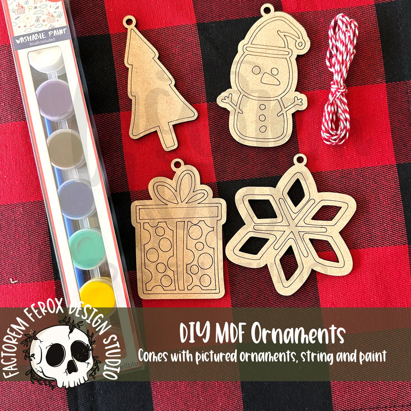DIY Paint Kit Ornaments ©