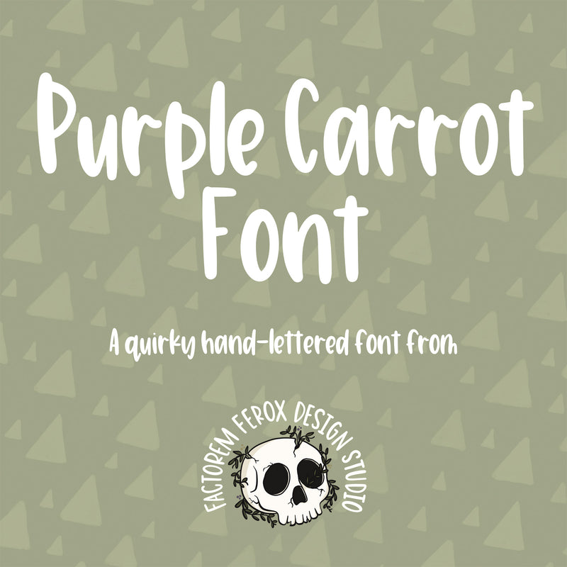 Purple Carrot Font