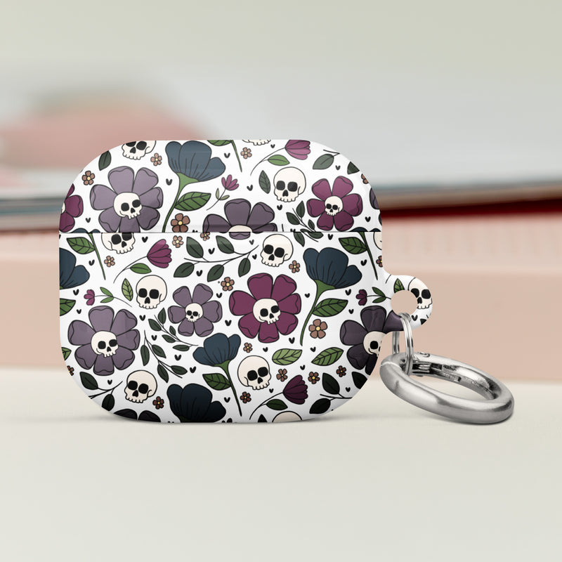 Skull and Flowers Case for AirPods®