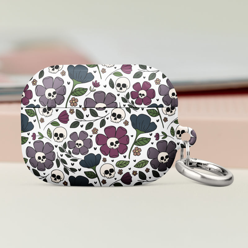 Skull and Flowers Case for AirPods®