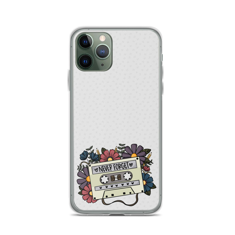 Never Forget Cassette Tape Phone Case for iPhone®