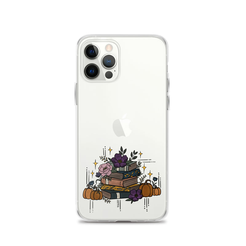 Autumn Book Stack Clear Case for iPhone®