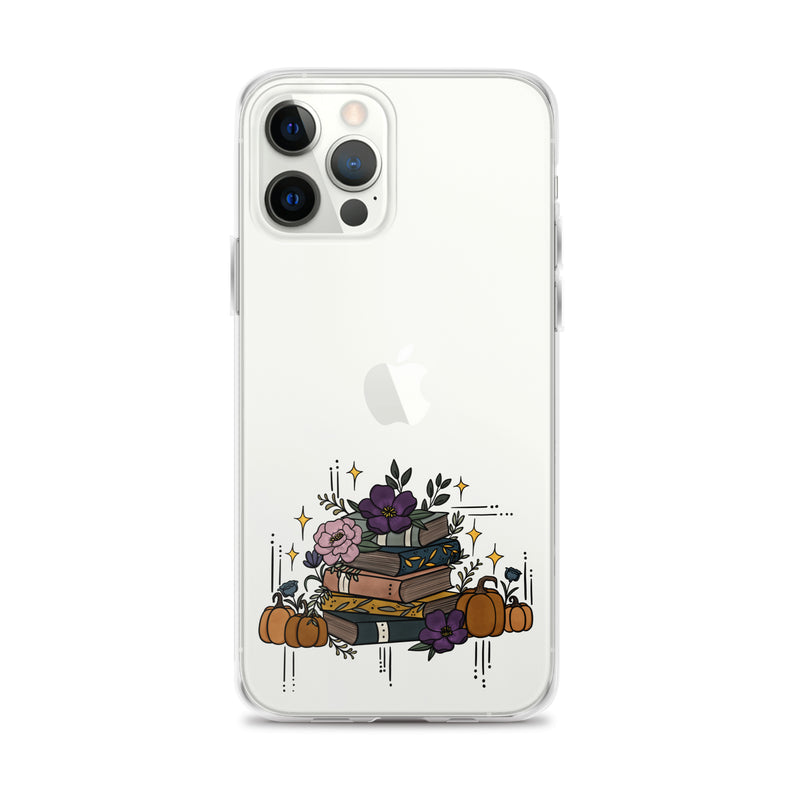 Autumn Book Stack Clear Case for iPhone®