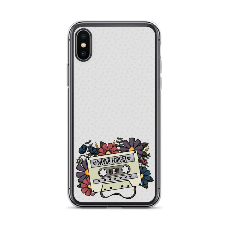 Never Forget Cassette Tape Phone Case for iPhone®