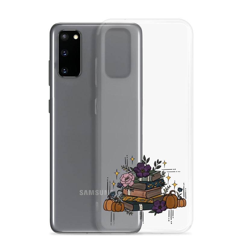 Autumn Book Stack Clear Case for Samsung®