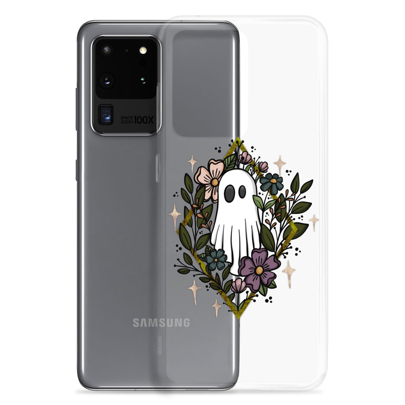 Ghost and Flowers Clear Case for Samsung®