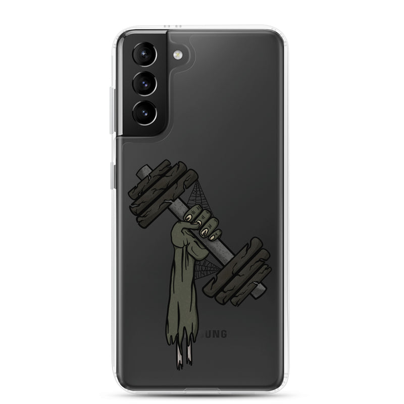 Zombie Arm Weightlifting Clear Case for Samsung®