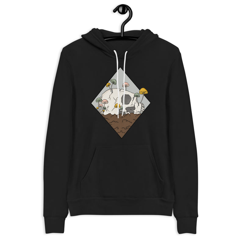 Diamond Skull in Dirt Unisex hoodie