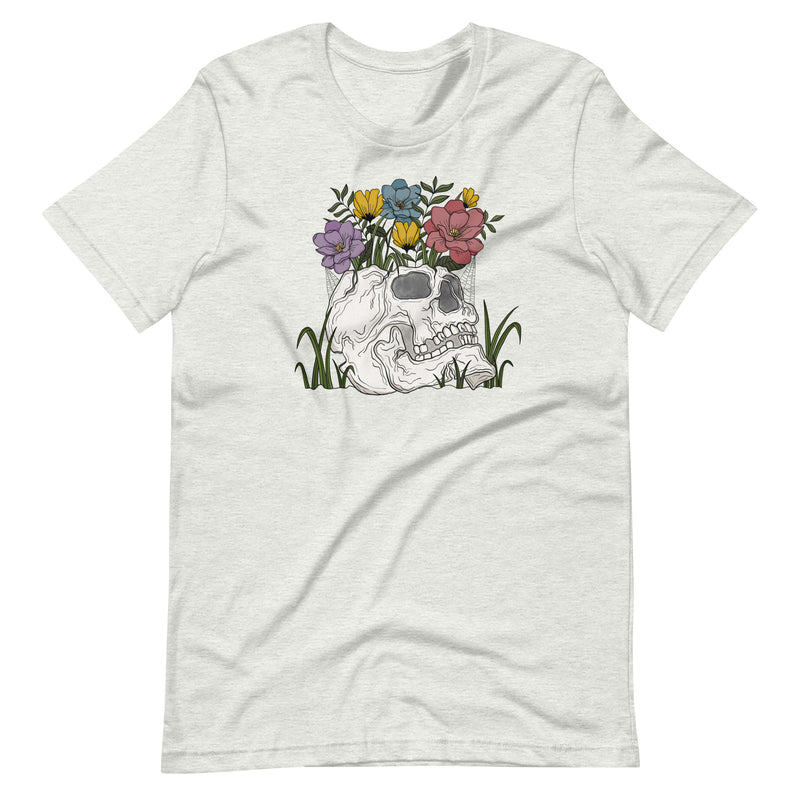 Spring Skull and Flowers Unisex T-Shirt