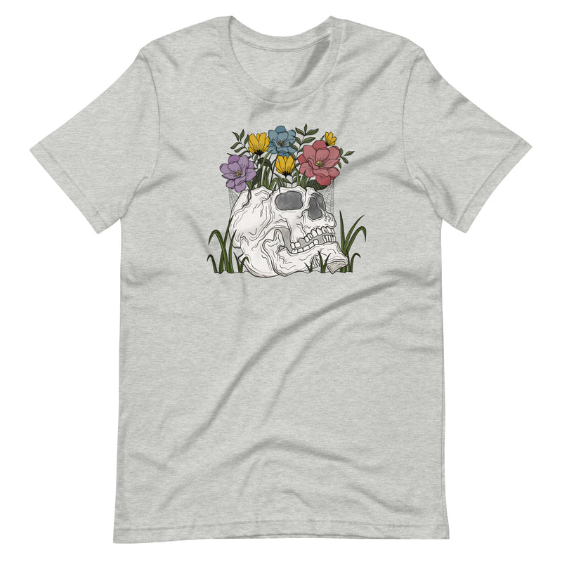 Spring Skull and Flowers Unisex T-Shirt