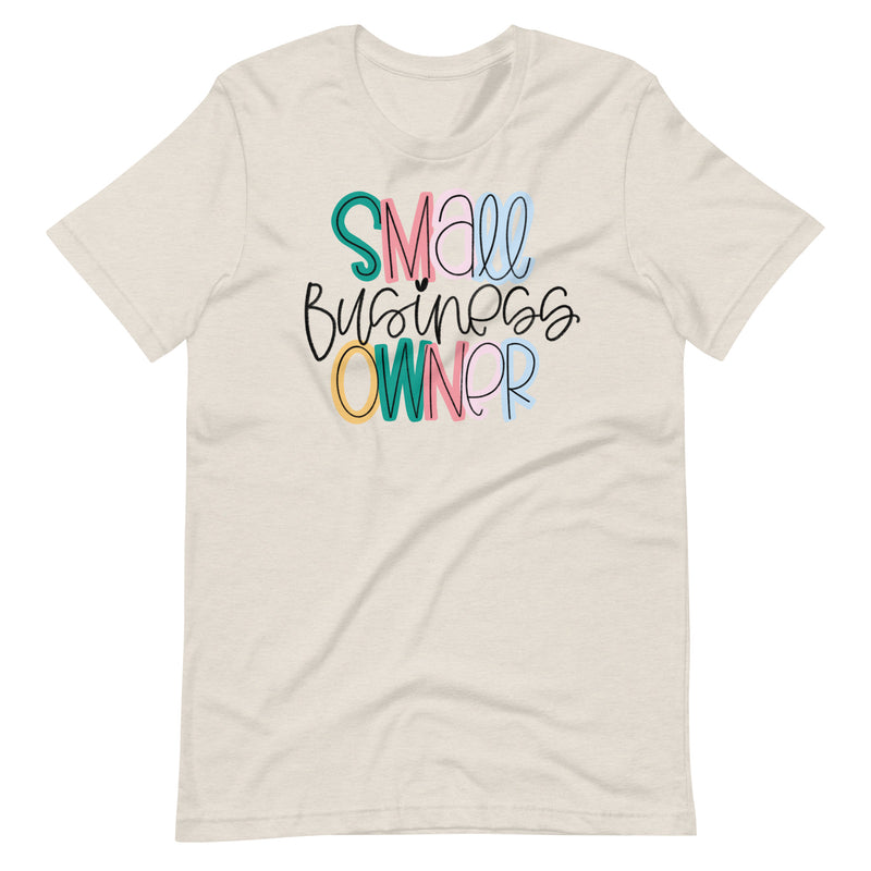 Colorful Small Business Owner Unisex T-Shirt