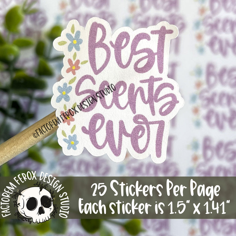 Best Scents Ever Flowers Sticker ©