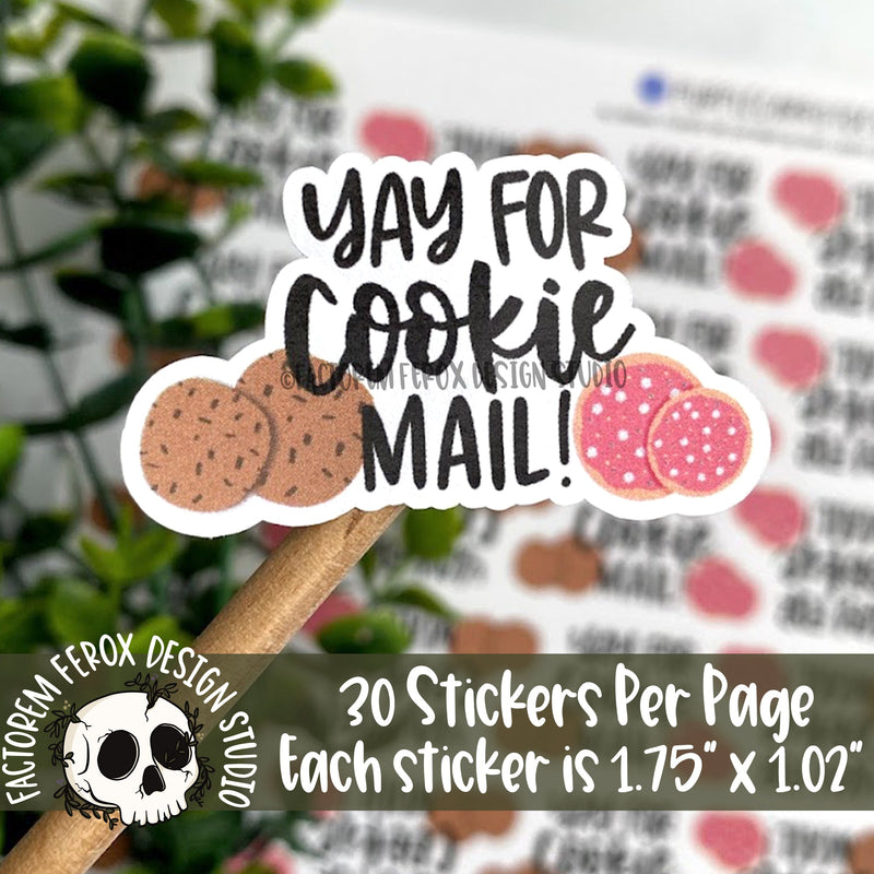 Yay for Cookie Mail Sticker ©