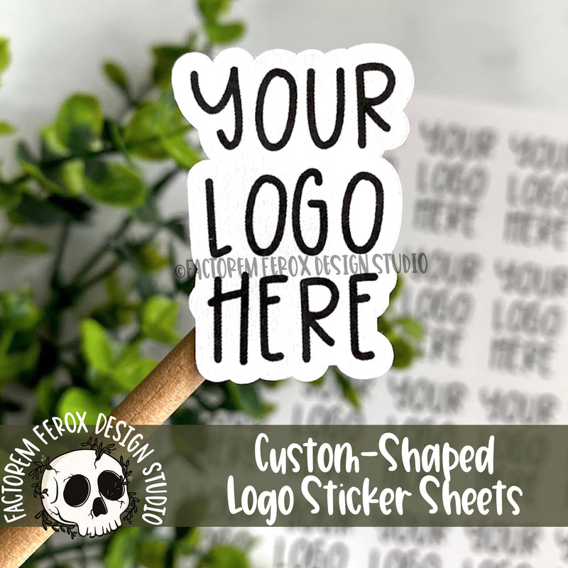 Custom-Shaped Logo Sticker ©
