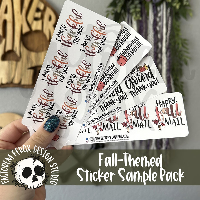 Fall Sample Stickers ©