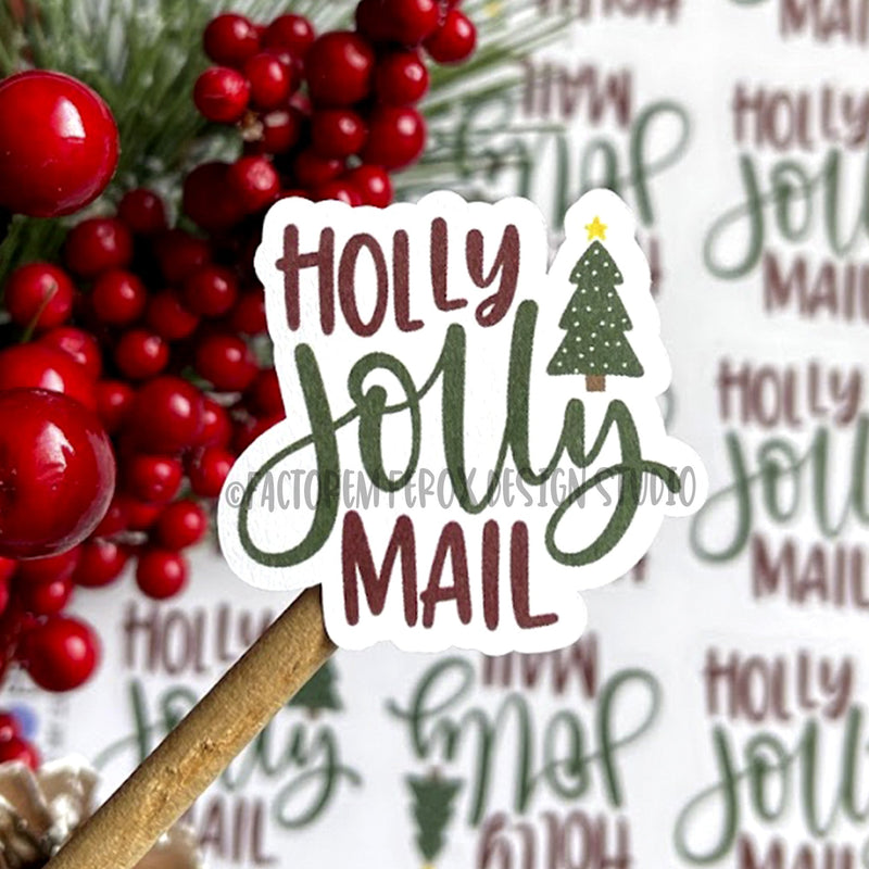 Holly Jolly Mail Sticker ©