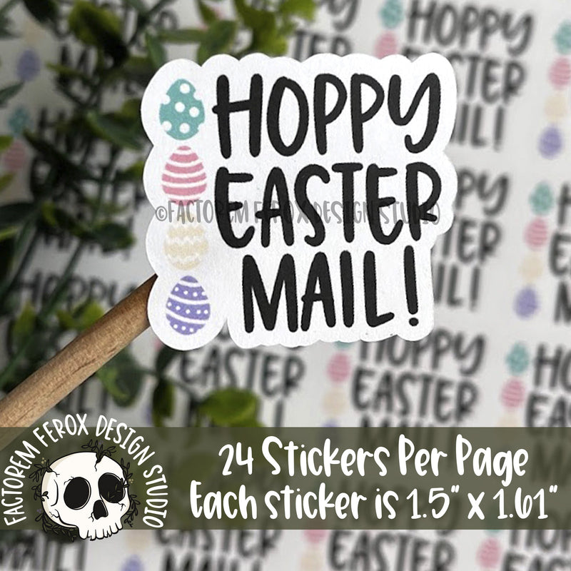 Hoppy Easter Mail Sticker ©