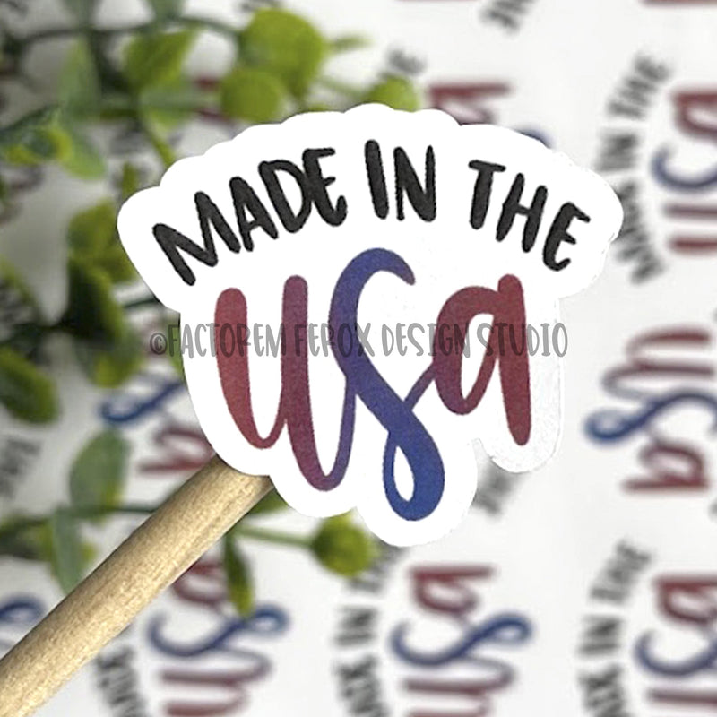 Made in the USA Sticker ©