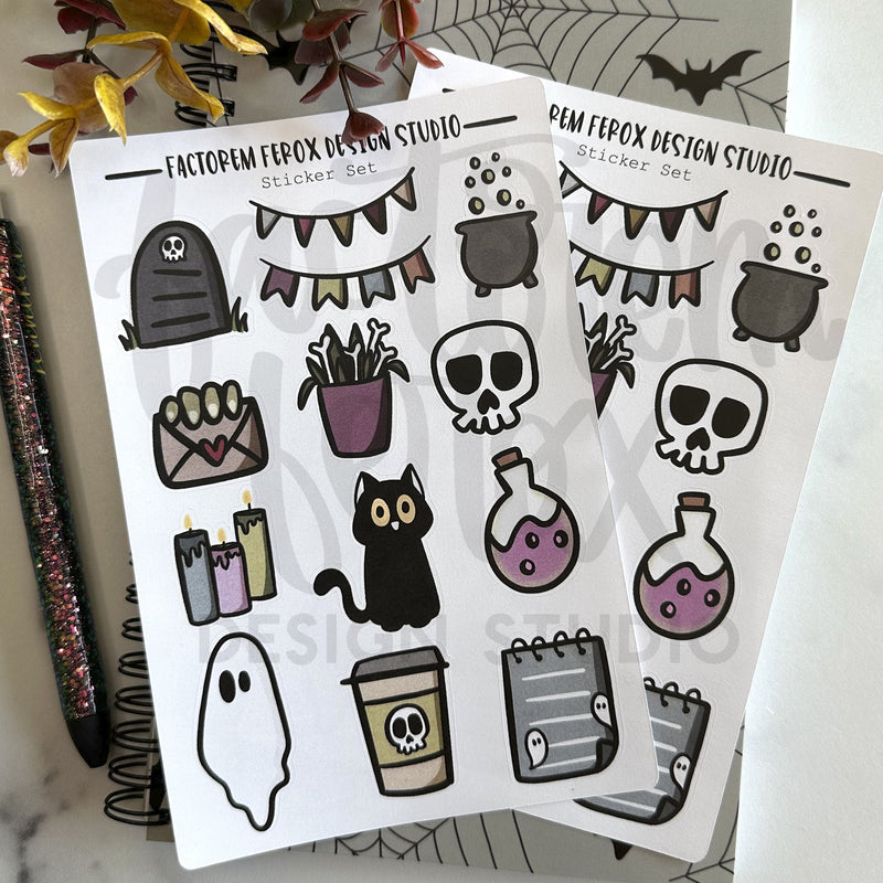 Spooky Sticker Set ©