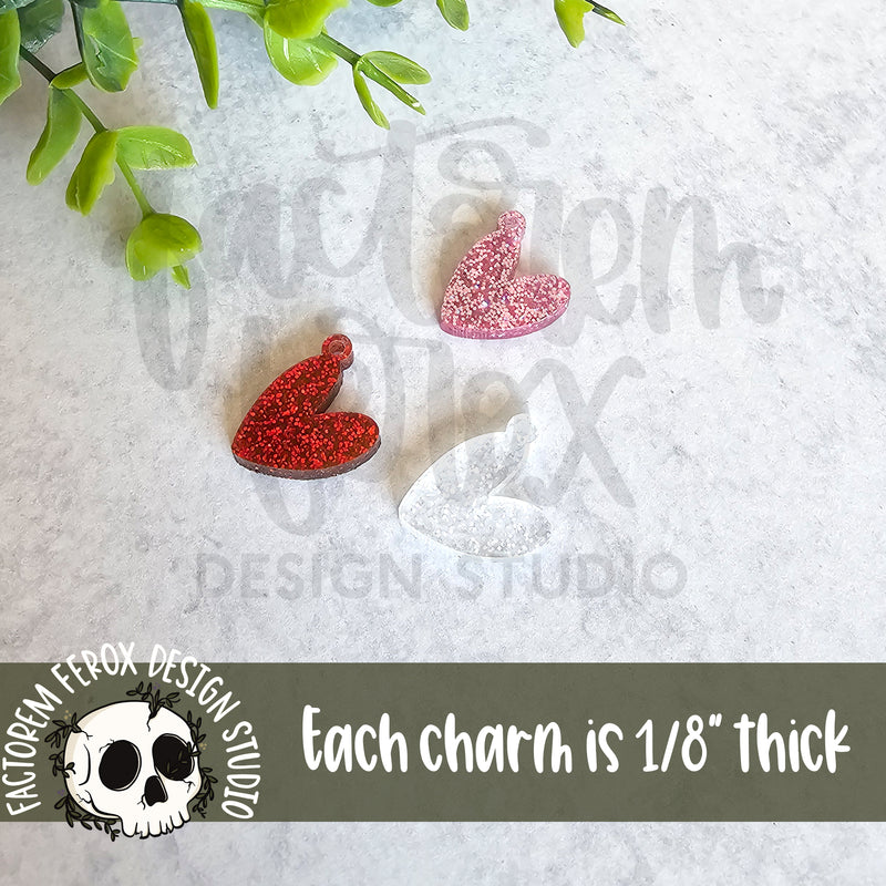 DIY Acrylic Heart Charms ©