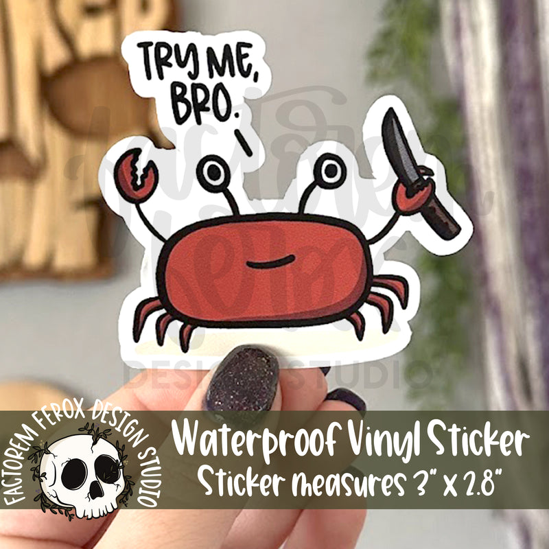 Craig the Crab Vinyl Sticker©