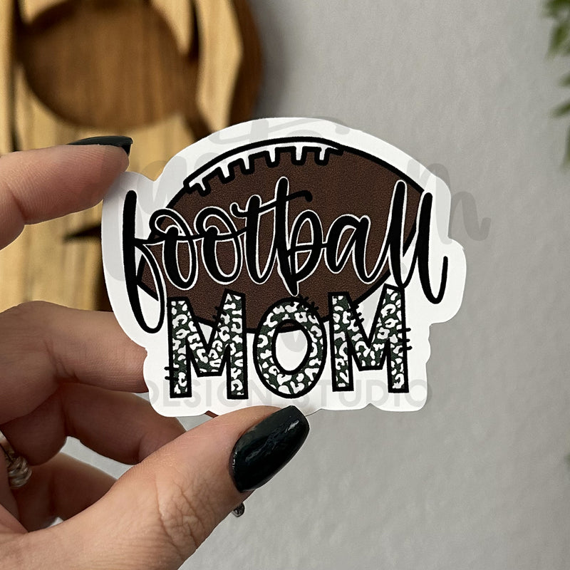 Football Mom Vinyl Sticker©