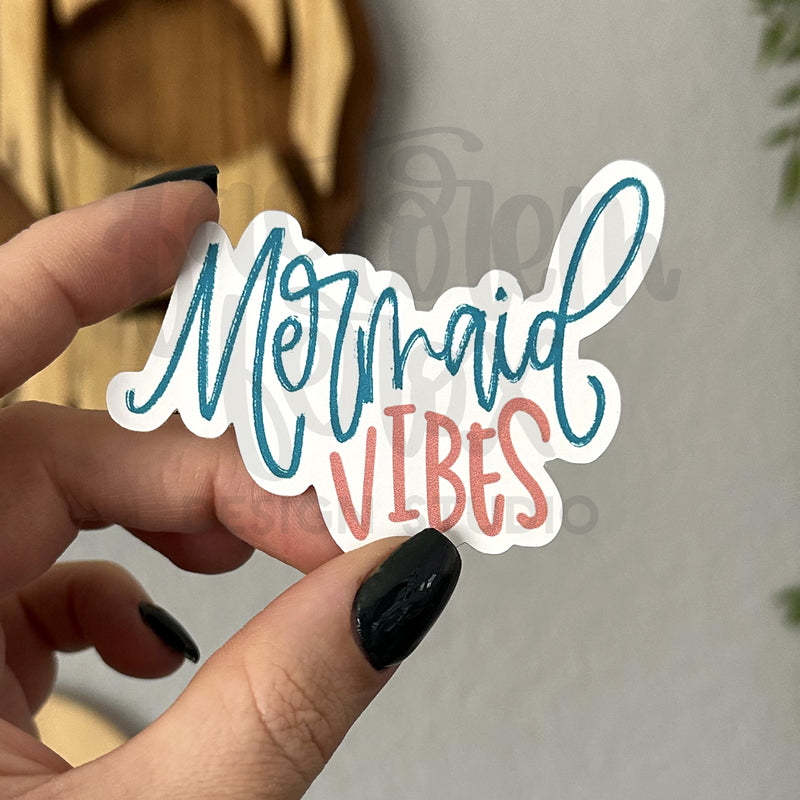 Mermaid Vibes Vinyl Sticker©