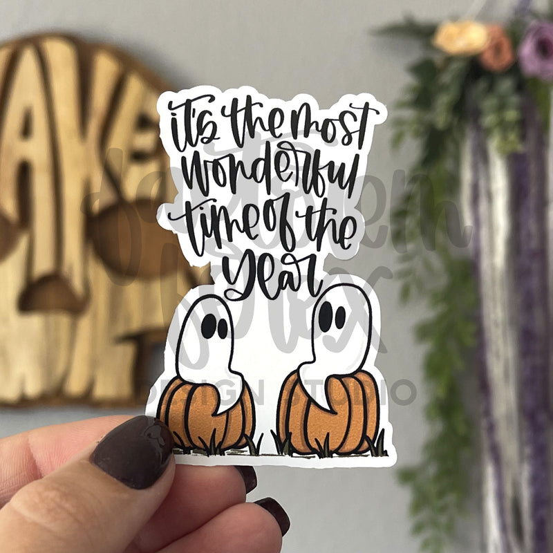 Most Wonderful Time of the Year Vinyl Sticker©