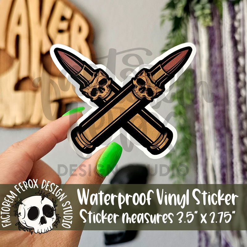 Skull Ammo Vinyl Sticker Bundle ©