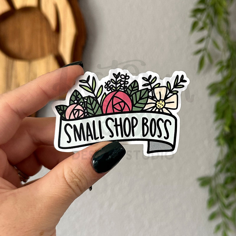 Small Shop Boss Vinyl Sticker©