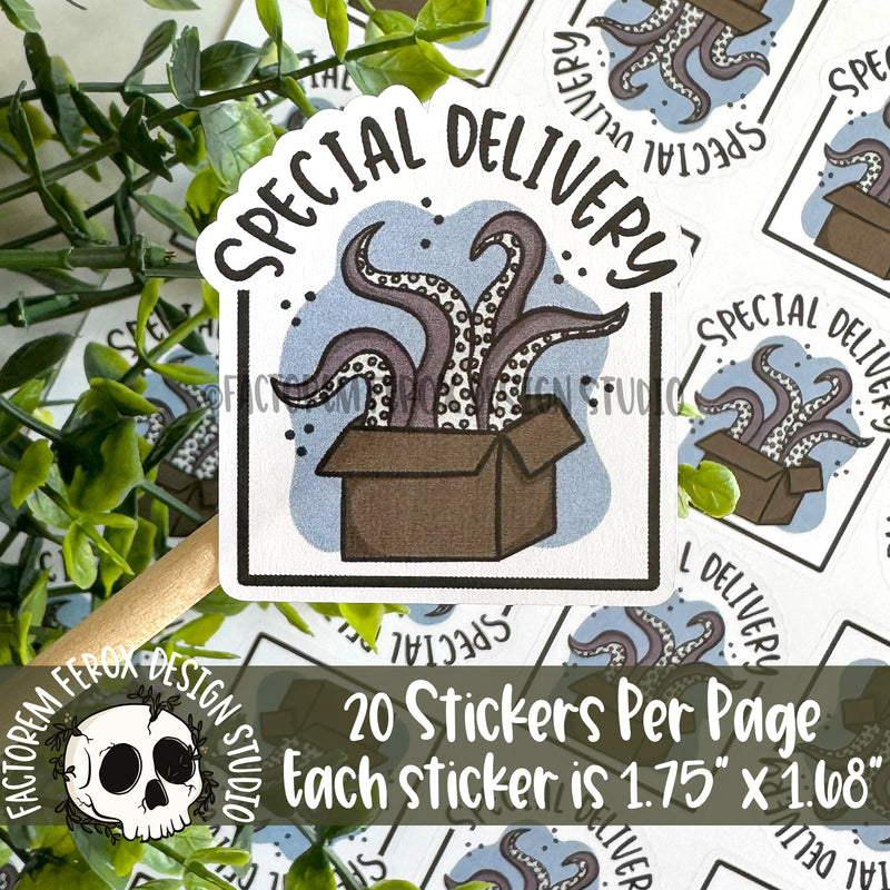 Special Delivery Creature Sticker ©