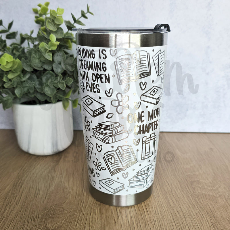 Bookish Engraved 20oz Stainless Steel Tumbler ©