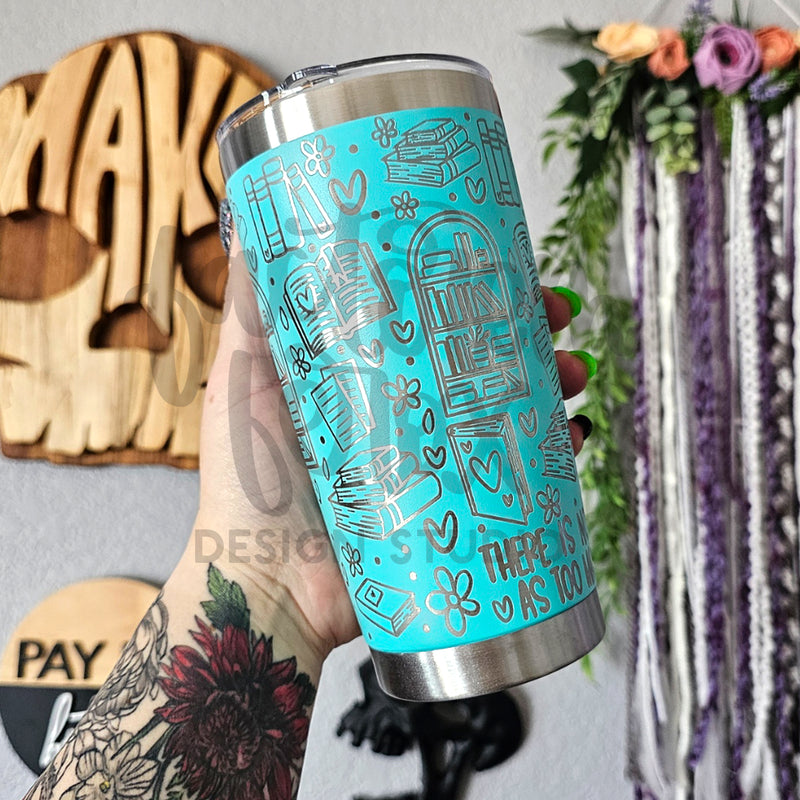 Bookish Engraved 20oz Stainless Steel Tumbler ©