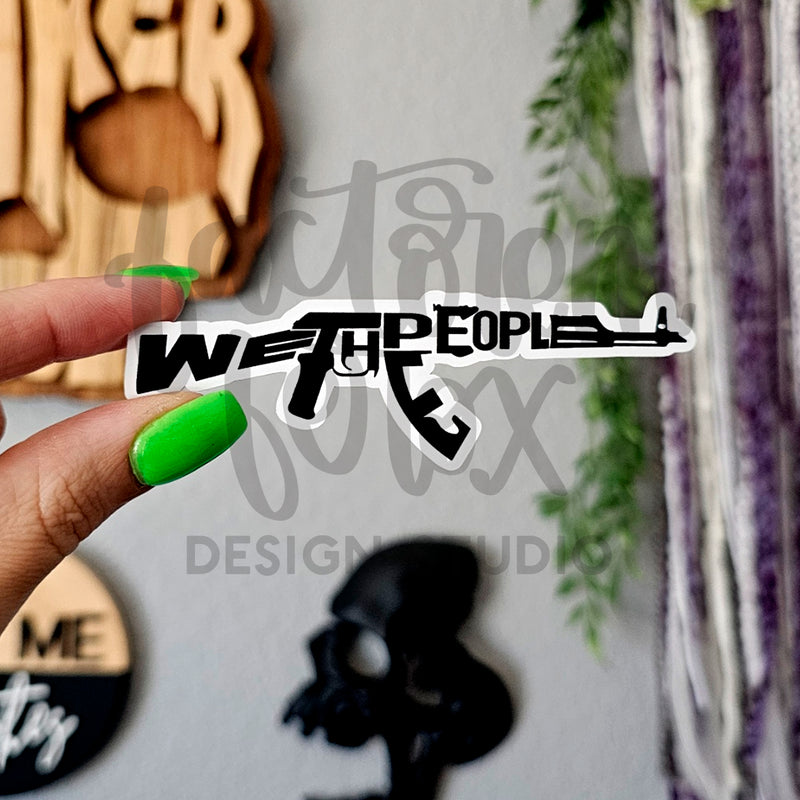 We The People Firearm Vinyl Sticker ©