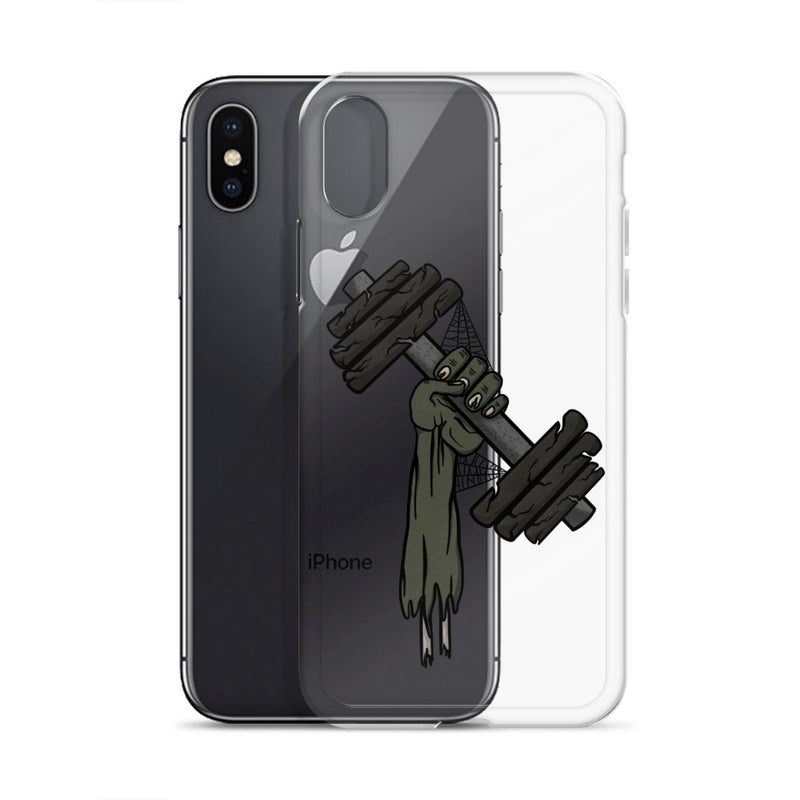 Zombie Arm Weightlifting Clear Case for iPhone®
