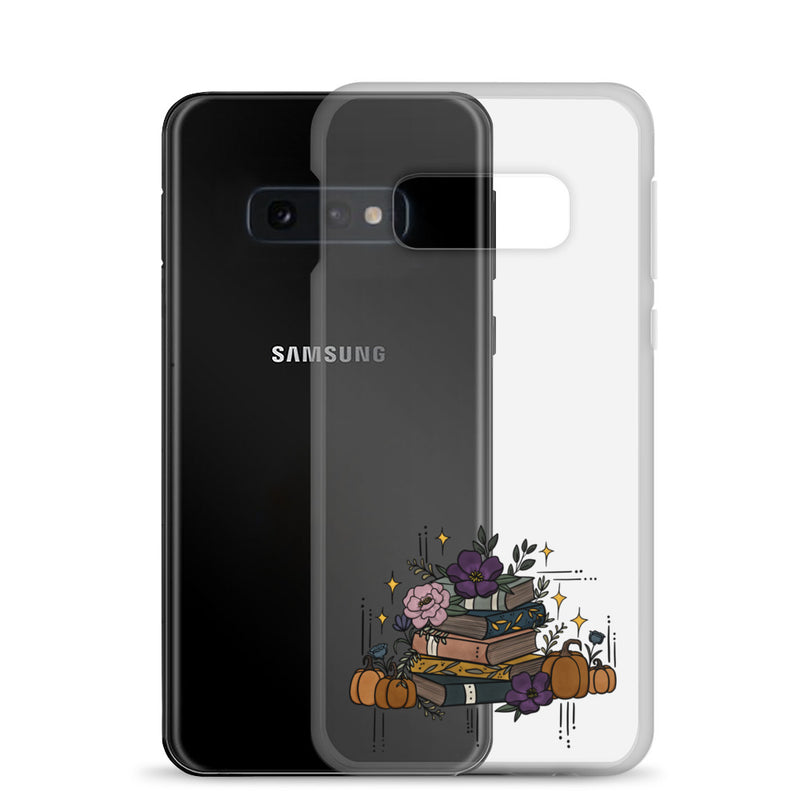Autumn Book Stack Clear Case for Samsung®