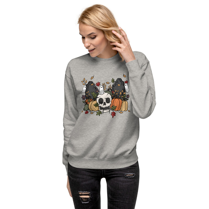 Pumpkin Graveyard Unisex Premium Sweatshirt