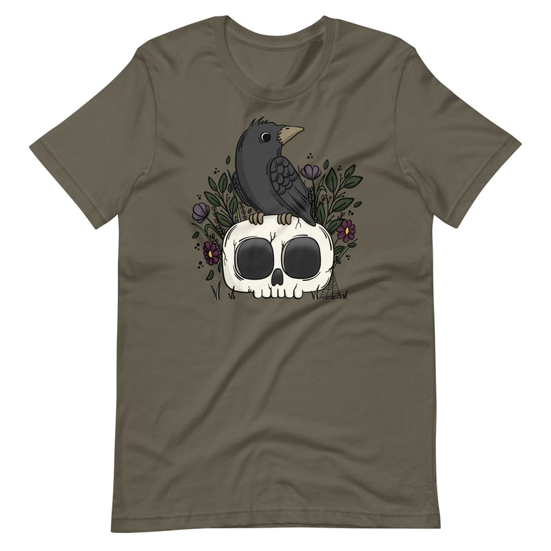 Crow and Skull Unisex t-shirt