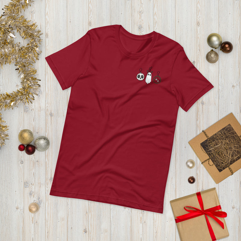 Creepy Christmas Ornaments Unisex T-Shirt