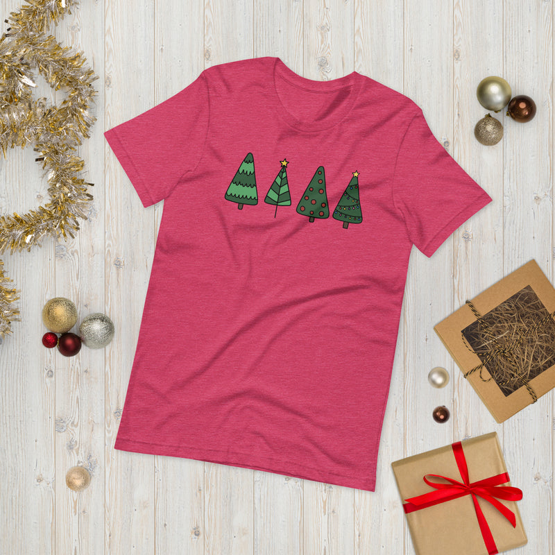 Christmas Trees Unisex t-shirt