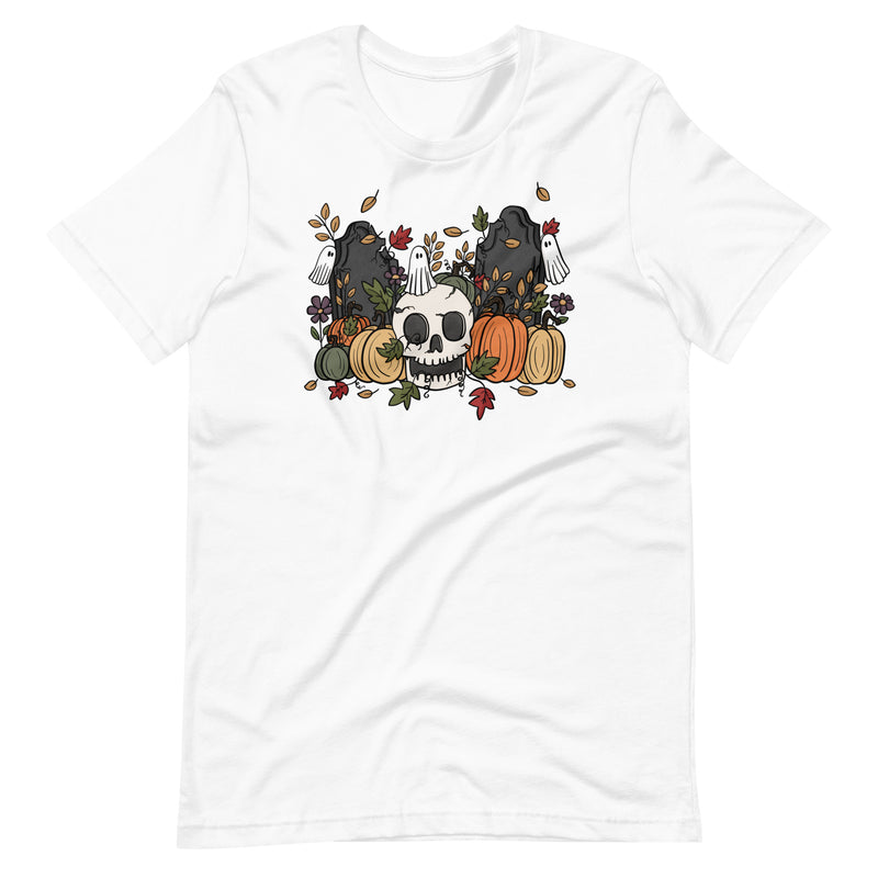 Pumpkin Graveyard Unisex T-Shirt