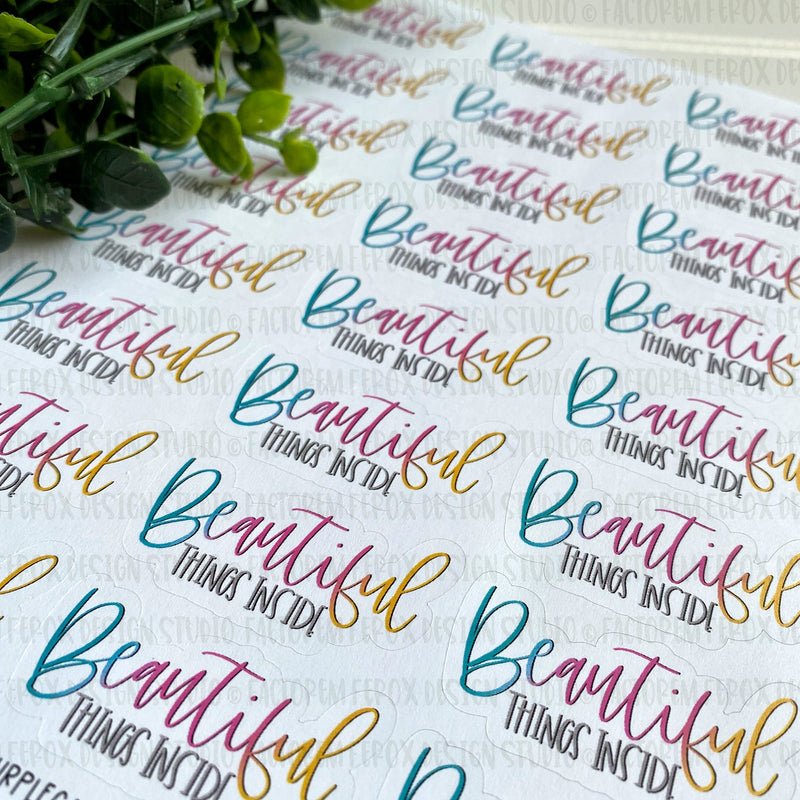 Beautiful Things Inside Sticker ©