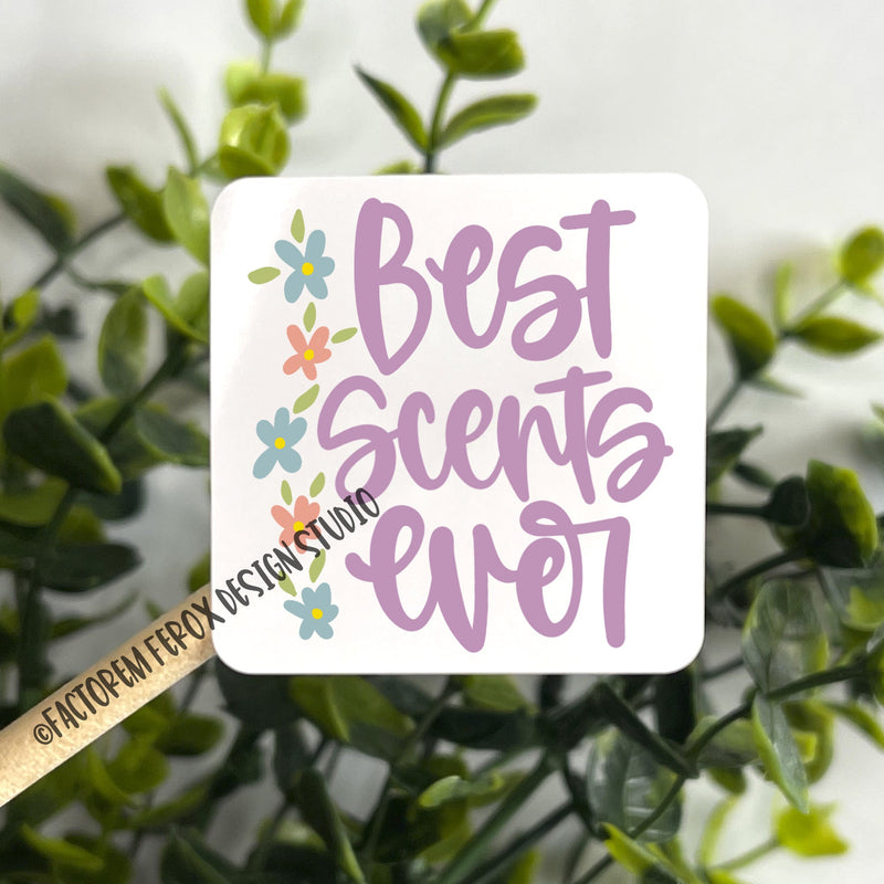 Best Scents Ever Flowers Stickers on a Roll