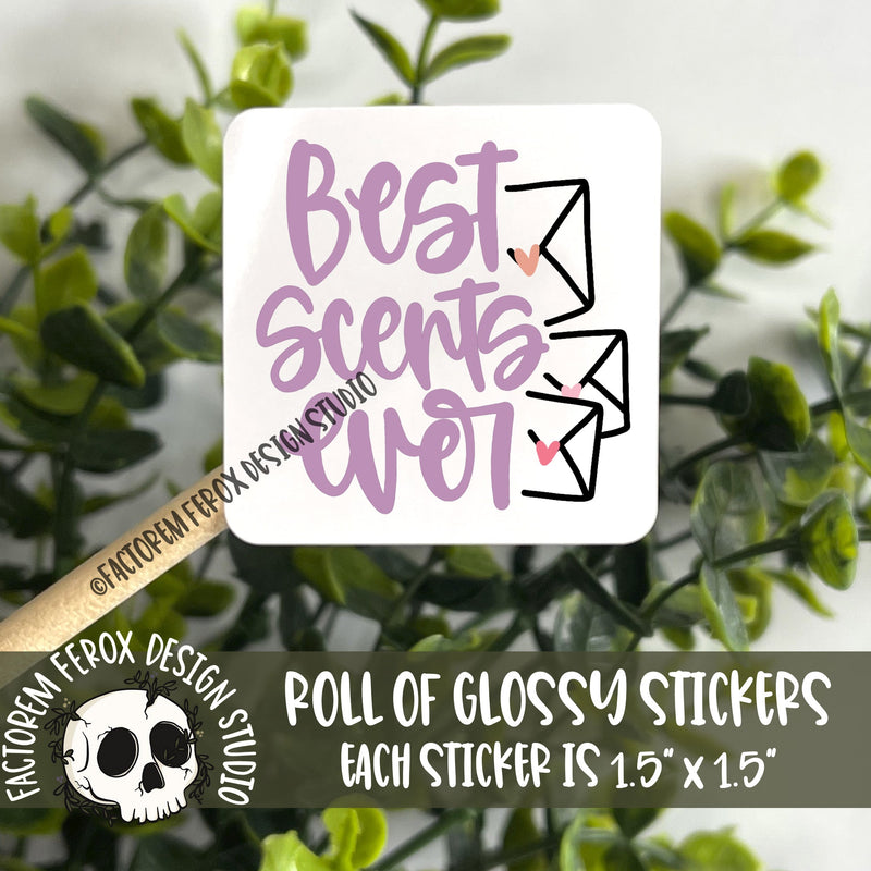 Best Scents Ever Envelopes Stickers on a Roll