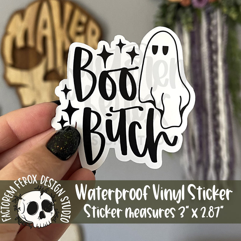 Boo Bitch Vinyl Sticker©