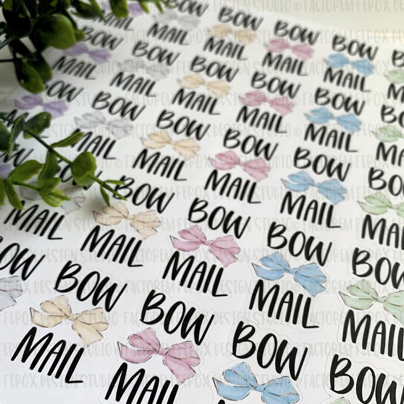 Bow Mail Sticker ©