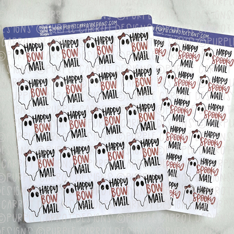 Clearance - Halloween Bow Stickers ©